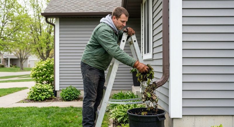 Downspout Blockage Removal in Baltimore, MD