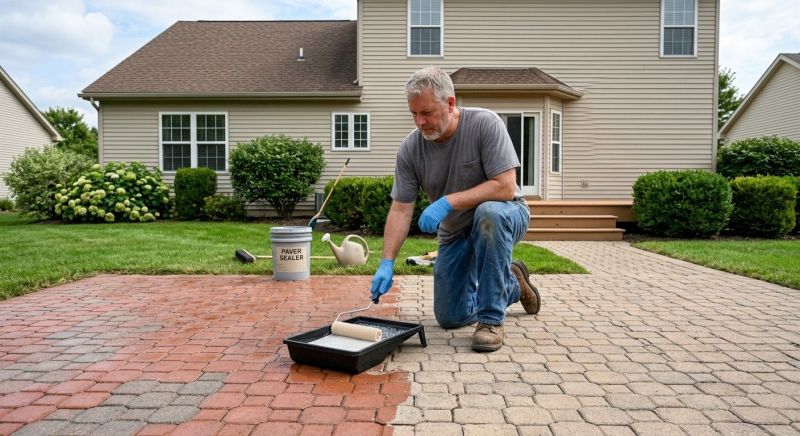 Paver Driveway Sealing in Renton, WA